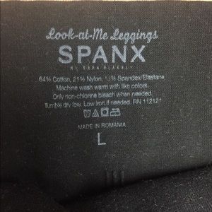 Spanx Black legging tights (not see through)